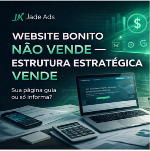 Website Bonito Não Vende, Estrutura Estratégica Vende